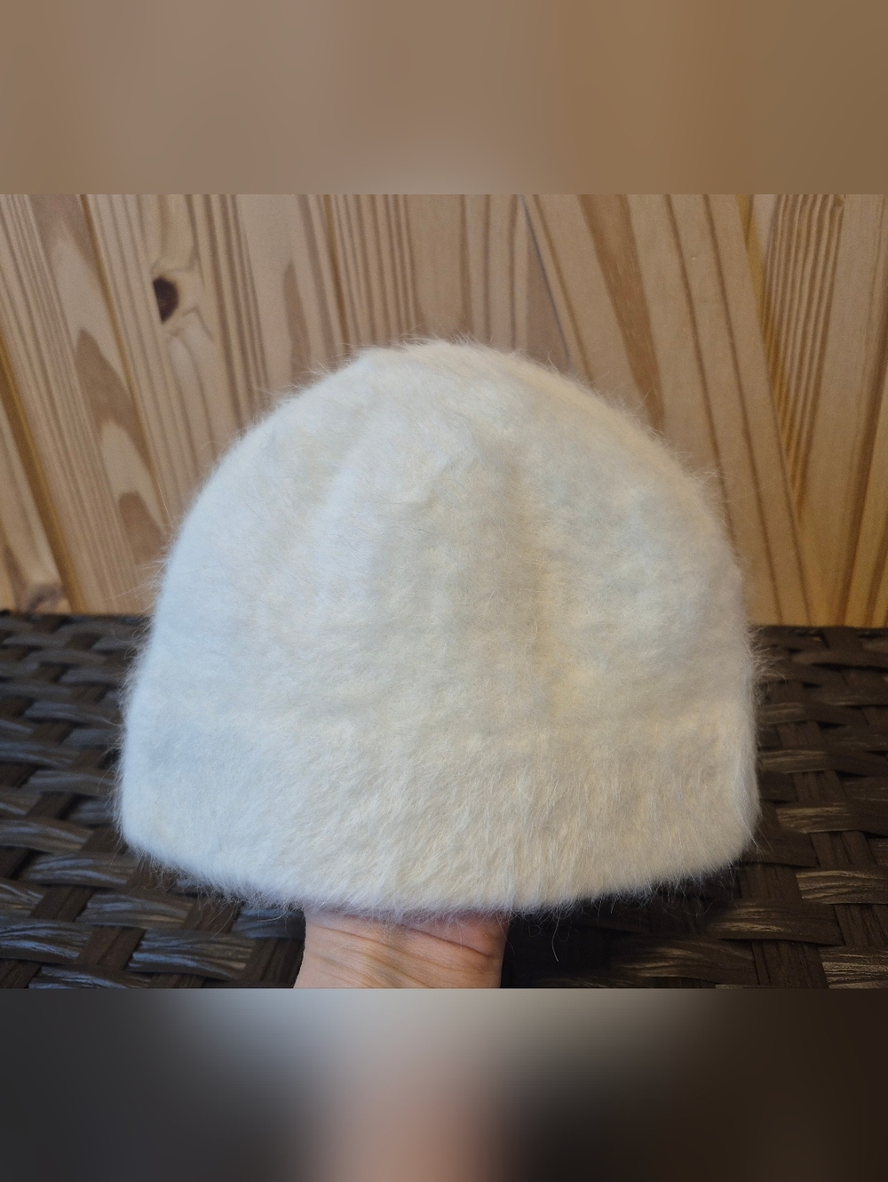 Rabbit Fur Beanie Hat